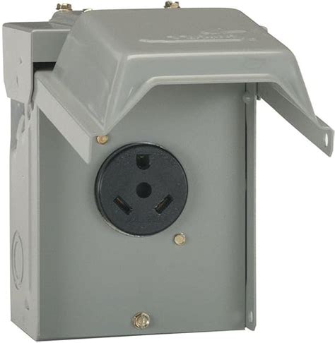 110v electrical power outlet box 30 amp|125v 30 amp rv receptacle.